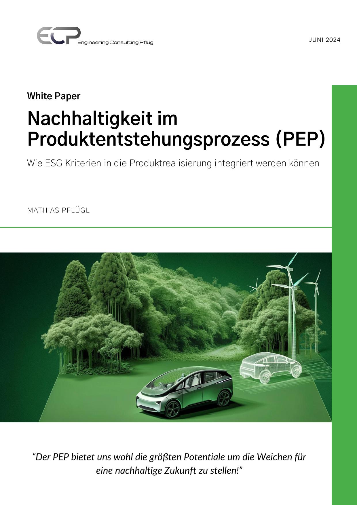 ESG Kriterien im Produktentstehungsprozess