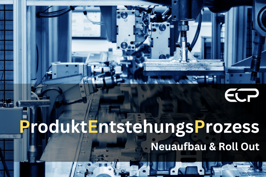 Neuaufbau und roll Out Produktentstehungsprozess